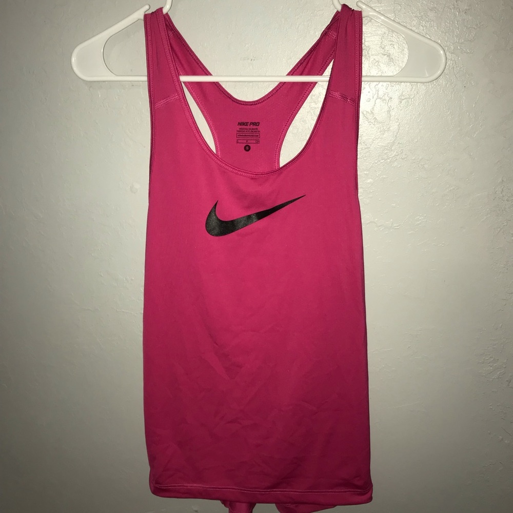 Pink Nike Pro Tank
